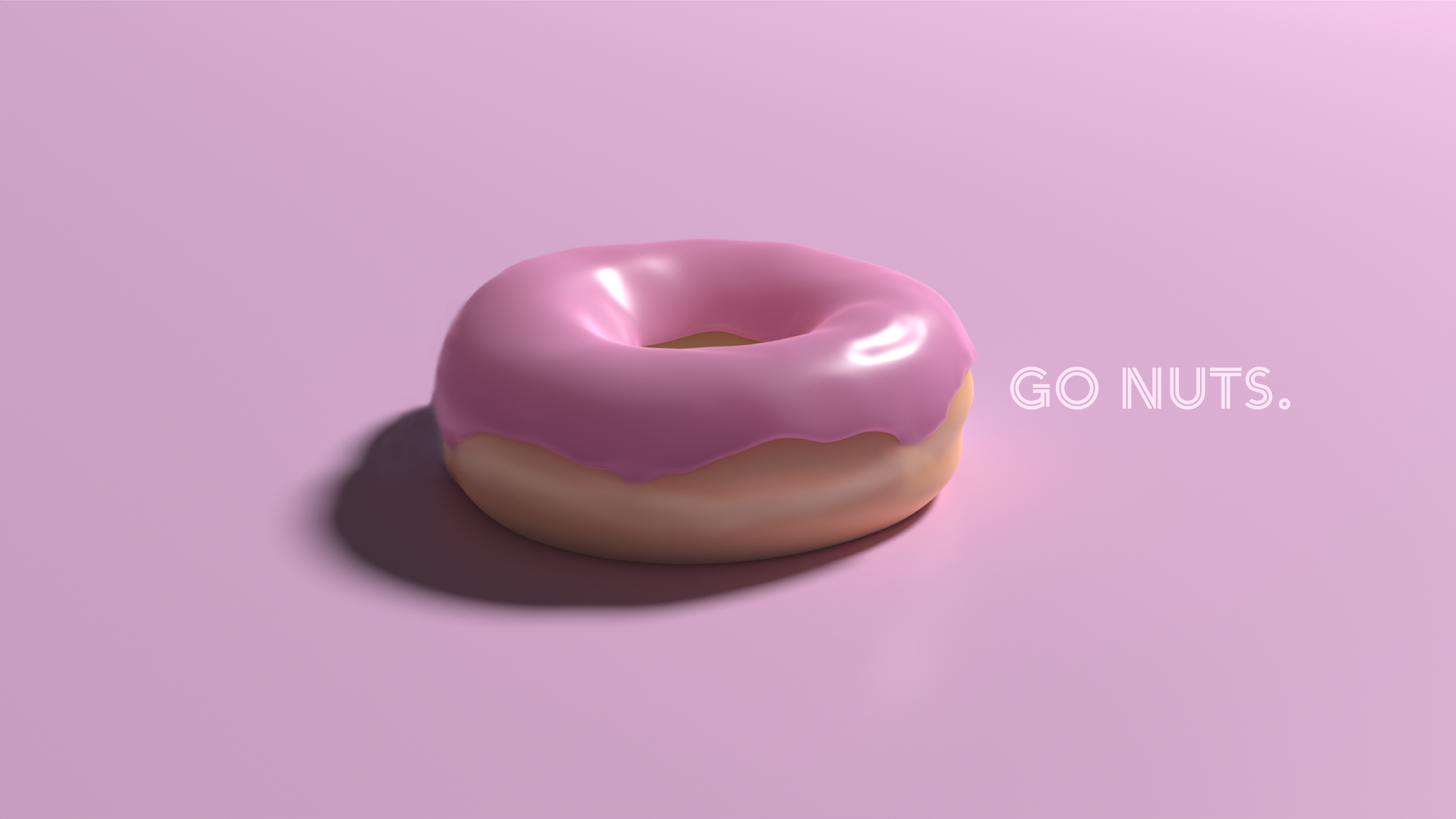 3D rendered donut